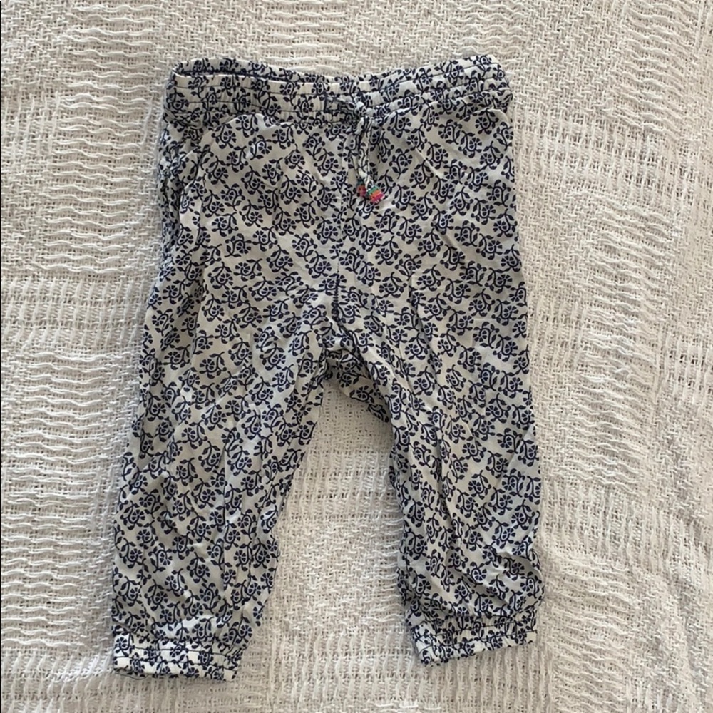 Carters blue and white comfy pants